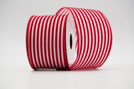 Striped Wired Ribbon_KF6688GC-1-7_White